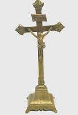 Crucifix pieds bronze d'occasion  Templemars