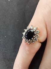 Diamonique ring gold for sale  BRIGHOUSE