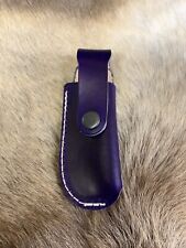 Purple leather knife for sale  BROMYARD