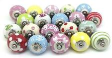 Ceramic Door cupboard Knobs Lot Handle Drawer wardrobe porcelain brass pull 5 10 for sale  Shipping to South Africa