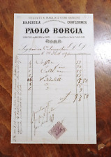 1890 fattura roma usato  Velletri