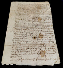 1644 antique manuscript for sale  Kansas City