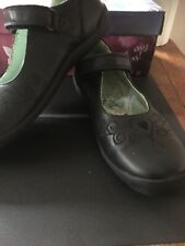 Startrite girls school shoes 2 1/2 E black leather boxed for sale  Shipping to South Africa
