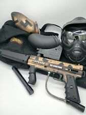 Tippmann 98 Custom ACT, VL Loader, Flatline, Proto Mask, Bag, Gold Paint- Tested for sale  Shipping to South Africa