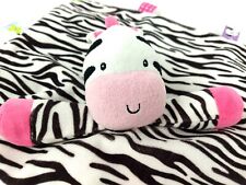zebra pink taggies blanket for sale  Jersey Shore