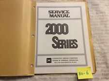 Hammond Organ Technical Service Manual 2000 Series  Guide + parts list for sale  Shipping to South Africa