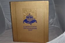 coronation souvenir book 1937 for sale  TRURO