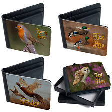 Personalised bird wallet for sale  BRIDGNORTH