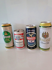 4 X Vintage Beer Cans. Gosser. Budweiser. Tooheys. Binding. Bar Collectables., used for sale  Shipping to South Africa