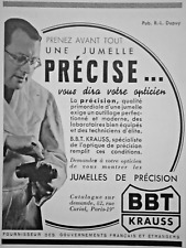 Publicité presse 1937 d'occasion  Compiègne
