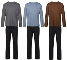 Mens Pyjamas Long Sleeve Pyjama Sleep Night Lounge PJ Set XS to 3XL Cotton New for sale  Shipping to South Africa