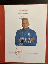 Leo percovich middlesbrough for sale  CARDIFF