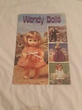 Wendy dolls knitting for sale  WITHAM