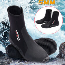 Botas de mergulho unissex 5 mm neoprene sapatos de mergulho cano alto impermeável antiderrapante comprar usado  Enviando para Brazil