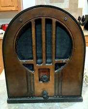 ANTIQUE PHILCO CATHEDRAL RADIO CIRCA 1934 WORKING LIGHTS UP AND BUZZES  ORIGINAL for sale  Shipping to South Africa