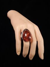 ring 925 amber stamp for sale  Saint Louis