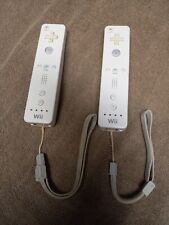 2 mandos originales Wii - blancos con correas de muñeca segunda mano  Embacar hacia Argentina