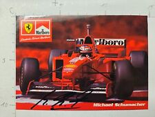 Michael Schumacher Ferrari Marlboro Formel 1 F1  Autogrammkarte orgin sign!! comprar usado  Enviando para Brazil