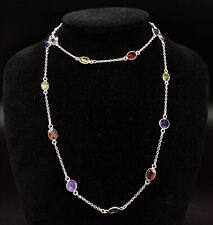 Multi gemstone necklace for sale  GUILDFORD