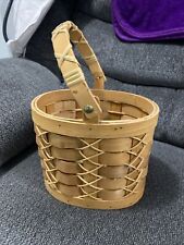 Unbranded wooden basket for sale  Shipping to Ireland