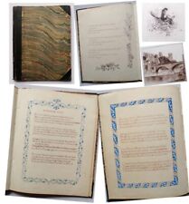 1862 manuscript book for sale  TELFORD