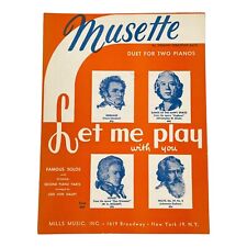 Musette sheet music for sale  Windermere