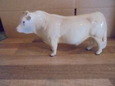 ENCANTADOR BESWICK CHAROLAIS BULL - MODELO N.O 2463A EN BRILLO segunda mano  Embacar hacia Argentina