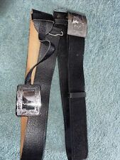 Leather kilt belt for sale  NOTTINGHAM