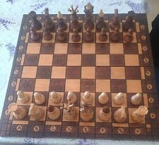 Scacchiera scacchi legno usato  Faenza