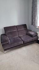 Natuzzi sofa velvet for sale  BEDFORD