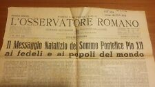 Osservatore romano 1955 usato  Nocera Superiore