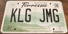 Placa de licença de vaidade KLG JMG Tennessee Kalunga para Jamga Railway, usado comprar usado  Enviando para Brazil