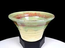 Studio Art Pottery Wheel Thrown Drip Glaze Vintage 5 1/2" Flower Pot for sale  Shipping to South Africa