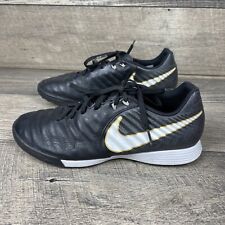 Nike Youth TiempoX Ligera IV Preto Indoor Soccer Shoes Tamanho 8 897730-002 EUC comprar usado  Enviando para Brazil