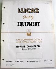 Lucas morris commercial for sale  LEICESTER