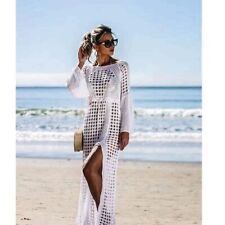 Vestido de praia de malha capa de praia crochê praia capa roupa de praia comprar usado  Enviando para Brazil