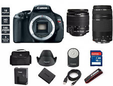 Usado, Kit DSLR Canon EOS Rebel T3i / EOS 600D 18.0MP com lente 18-55mm + 75-300mm! comprar usado  Enviando para Brazil