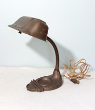 Lámpara de escritorio industrial de cuello de cisne Richter Metalcraft Corp. de colección segunda mano  Embacar hacia Argentina