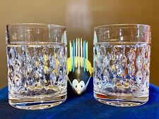 Used, 2 Ralph Lauren Crystal ASTON Double Old Fashioned Whiskey Glasses Plain Rim Nice for sale  Shipping to South Africa
