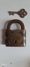Vintage iron padlock for sale  LONDON