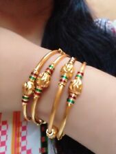 Indian Ethnic Bollywood Gold Plated Fashion Jewelry Bangles Bracelet , used for sale  Shipping to South Africa