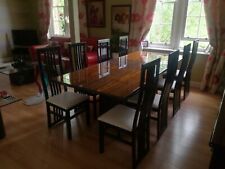 Italian Designed Dining Table and Chairs Side board and Display Cabinet, used for sale  WATFORD