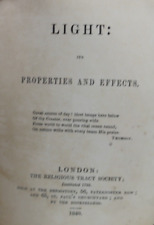 Light: Its Properties And Effects (Anon - 1840) The Religious Tract Society segunda mano  Embacar hacia Mexico