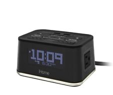 Relógio despertador iHome HiH48 cabeceira dia único com luz noturna, tomadas CA duplas/USB comprar usado  Enviando para Brazil