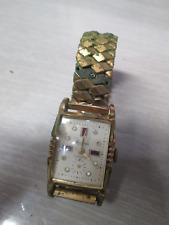Relógio masculino de corrida vintage Genebra folheado a ouro 10K 17 joias comprar usado  Enviando para Brazil