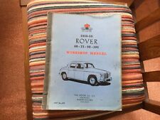 Rover workshop manual. for sale  ILKESTON
