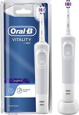 Escova de dentes elétrica Oral B recarregável nova Braun Vitality 3D branca temporizador profissional comprar usado  Enviando para Brazil