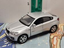 Usado, Nuevo 5" Kinsmart BMW X6 SUV modelo diecast coche de juguete 1:38- plateado segunda mano  Embacar hacia Argentina