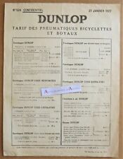Dunlop confidential tariff d'occasion  Expédié en Belgium