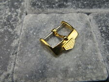 18 mm Auténtico TAG HEUER Esmalte Miniatura Placa de Oro Hebilla Acero Inoxidable Tang x1 segunda mano  Embacar hacia Argentina